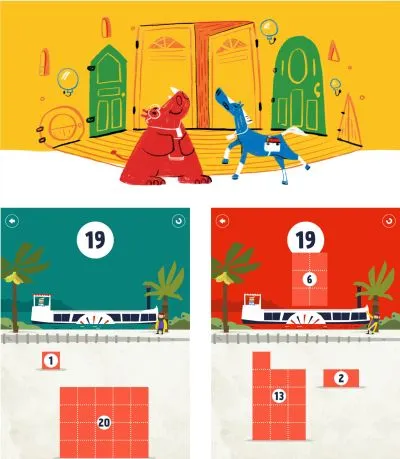 Lively, colorful, and playful: Fiete Math, a wonderful game for children created by Ahoiii.