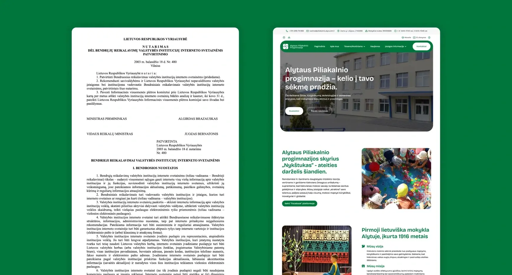 „Piliakalnio Progimnazija“ – Kaip suderinti teisės aktų reikalavimus su šiuolaikiniu dizainu.