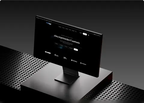 Heximus website on an Apple Studio Display