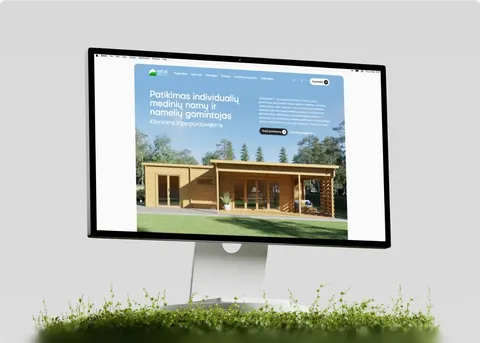 Satus Baltic website on a Studio Display