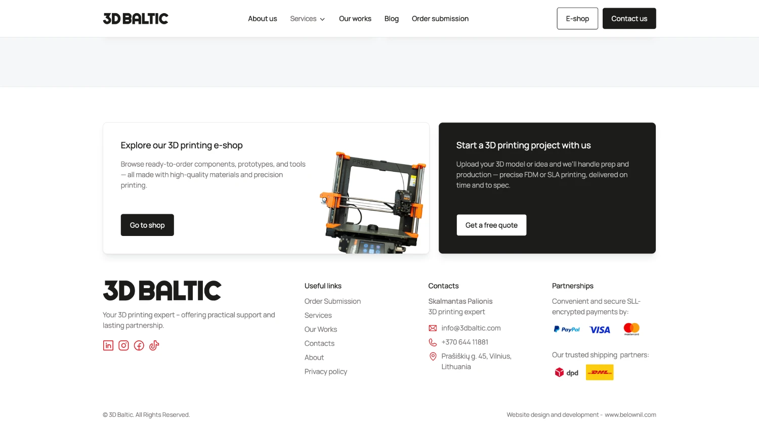 „3D Baltic“ – Vientisas įvaizdis ir 3D estetika. (5/8)