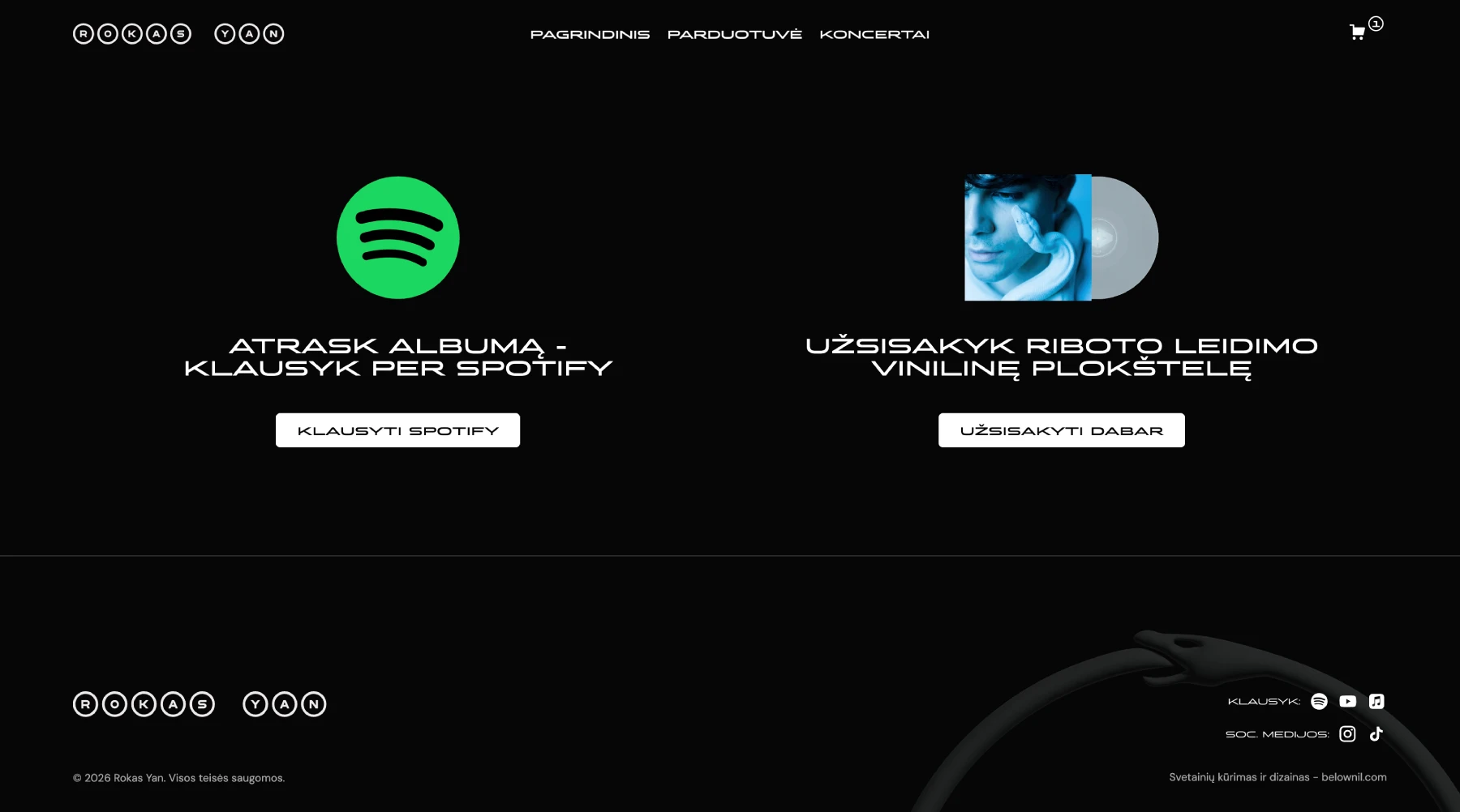 Rokas Yan: Music, Merchandise, and Concerts in One Place. (2/4)