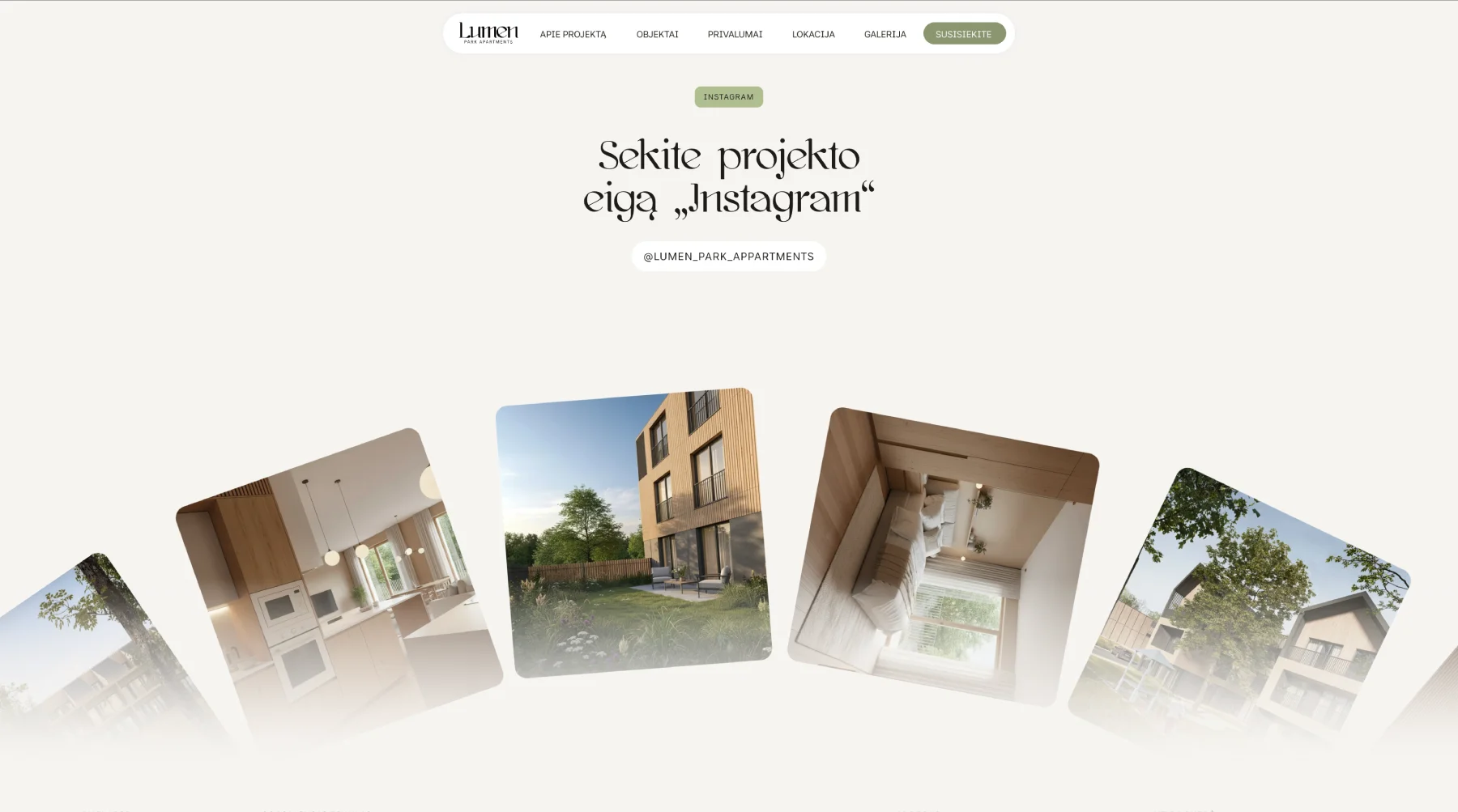 Lumen Park: Modern and elegant website with a parallax effect. (4/9)