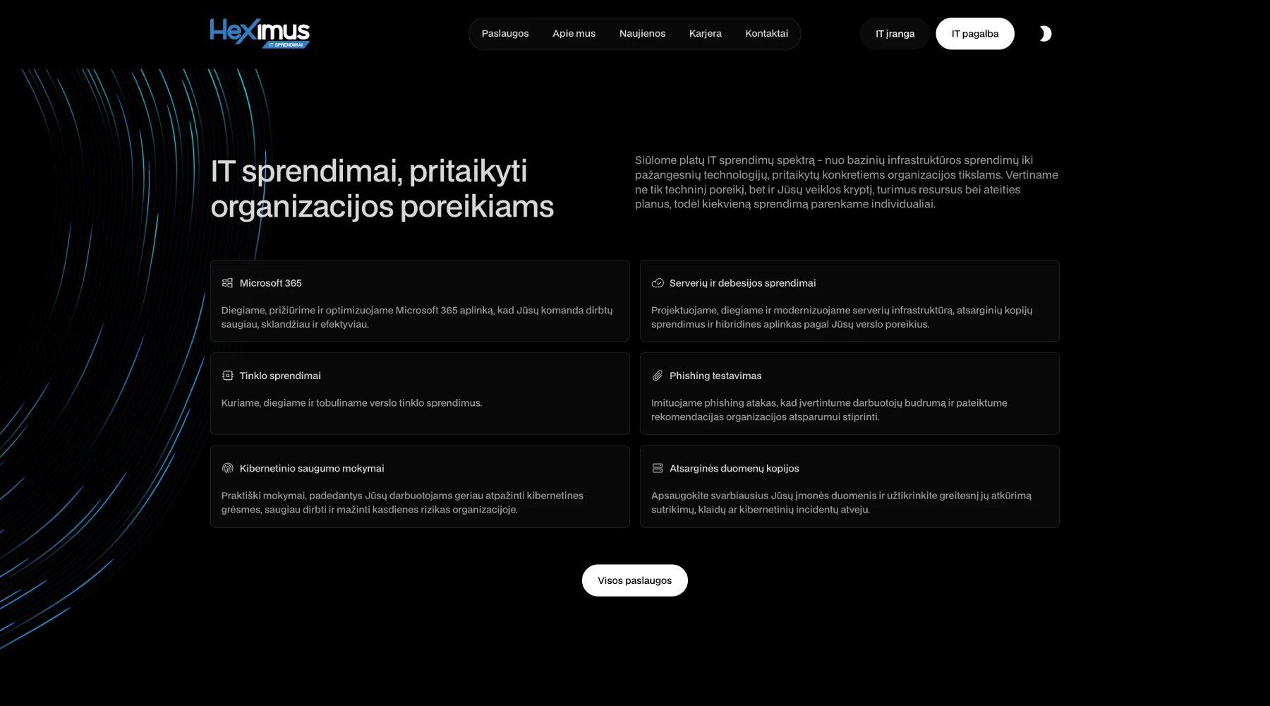 Heximus: A Website as Advanced as the Technology. (6/7)