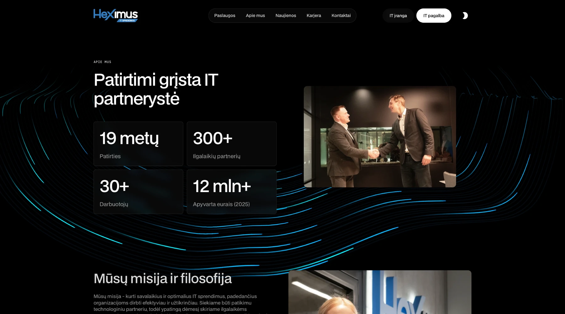 Heximus: A Website as Advanced as the Technology. (1/7)