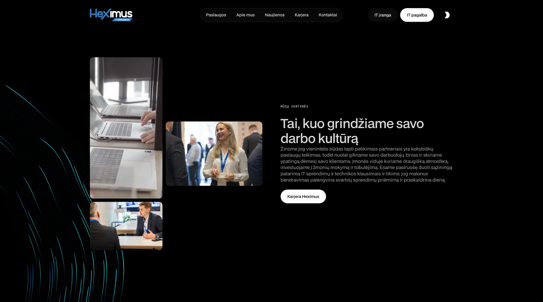 Heximus: A Website as Advanced as the Technology. (5/7)