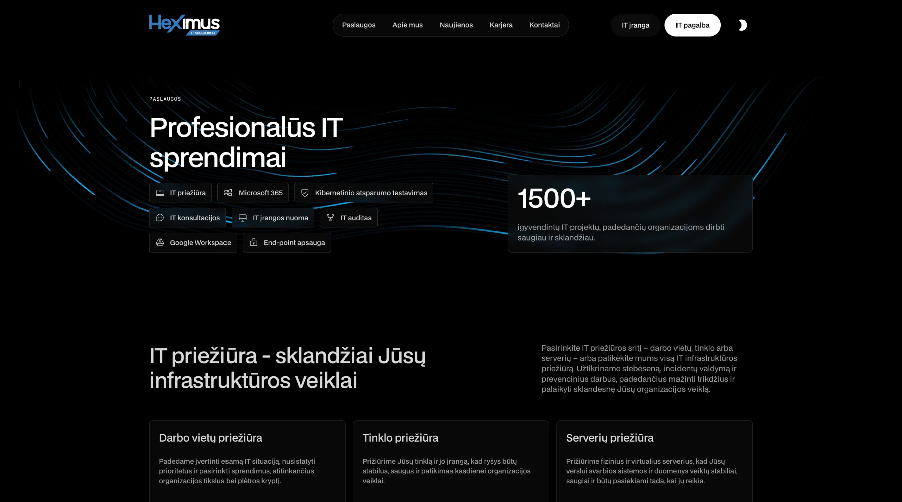 Heximus: A Website as Advanced as the Technology. (4/7)
